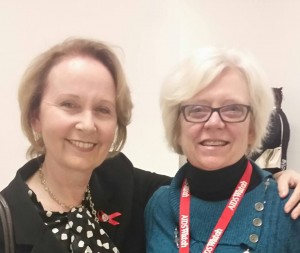 With ETAF Ambassador Kate Burton at 